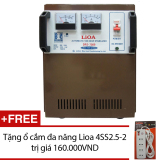 Ổn áp LIOA 1P DRI-7.5KVA + Tặng ổ cắm đa năng Lioa 4SS2.5-2