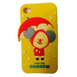 Ốp lưng dành cho iPhone 4 4S dẻo hình ngộ nghĩnh (Rainbow)