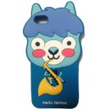 Ốp lưng Iphone 5/5S/SE dẻo hình ngộ nghĩnh (Hello Fabito - xanh)