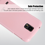Ốp lưng Jelly Mercury Galaxy S5 -  Ốp dẻo Silicone Goospery (Hồng)
