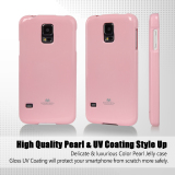 Ốp lưng Jelly Mercury Galaxy S5 -  Ốp dẻo Silicone Goospery (Hồng)
