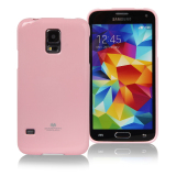 Ốp lưng Jelly Mercury Galaxy S5 -  Ốp dẻo Silicone Goospery (Hồng)