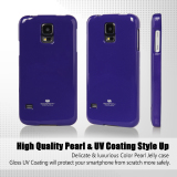 Ốp lưng Jelly Mercury Galaxy S5 -  Ốp dẻo Silicone Goospery (Tím)