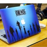 Ốp Macbook One Piece (Vua Hải Tặc) 12New - C018 (Xanh dương nhạt)