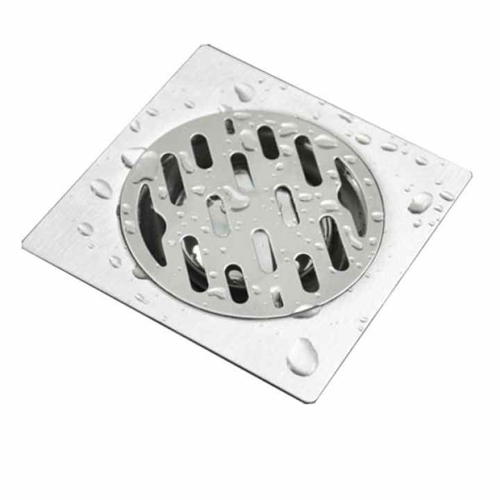 Phễu thoát sàn inox 10x10cm zento BJ8201