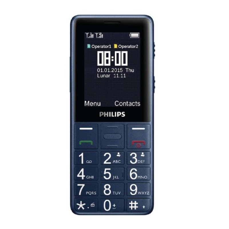 Điện thoại di động Philips E311 (Xanh Đen) - Hàng chính hãng