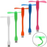 Quạt mini 2 cánh cổng USB thân silicon uốn dẻo (màu ngầu nhiên)