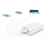 Sạc 5 cổng Aukey PA-U13 40W/8A (Trắng)