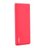 Sạc Dự Phòng Siêu Mỏng Rapoo 5000mAh, 2.1A & 1.0A Pin Li-Po (Đỏ)