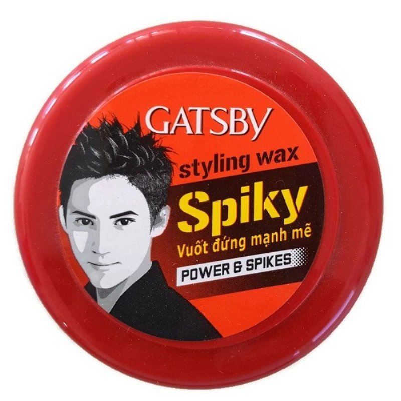 Sáp tạo kiểu tóc vuốt đứng cho nam giới Gatsby Spiky Styling Wax Power & Spikes 75g cao cấp