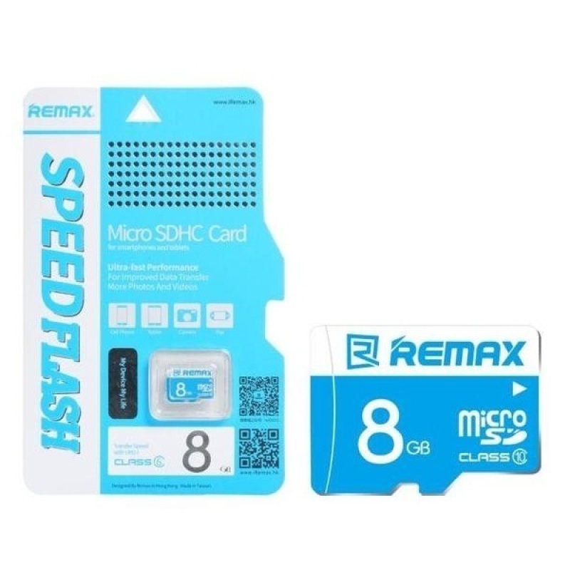 Thẻ nhớ micro SD Remax 8GB (Xanh)