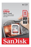[HCM]Thẻ nhớ SanDisk SD 8Gb 40mb/s (Đen) - Hãng phân phối chính thức
