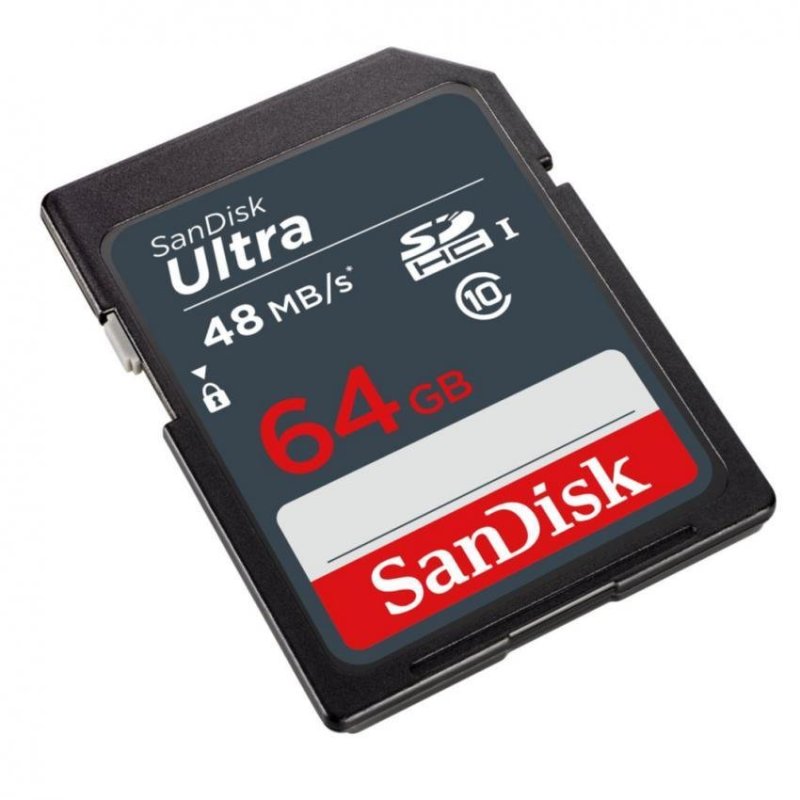 Thẻ nhớ SD Sandisk 64GB (Đen)