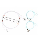 Thẻo câu South Bend gồm 1 lưỡi đơn, 1 khóa ma ní và 1 chì câu gắn sẵn cước leader dài 0.9m (size 1/0)