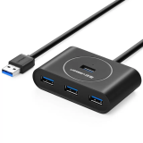 Thiết bị chia 4 cổng USB 3.0 dài 1m Ugreen - 20291 đen Gia Bách