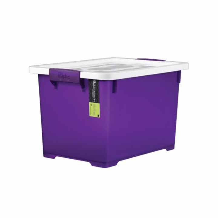 Thùng đựng đồ bằng nhựa Inplus Mordern 22L(Violet)