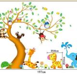 Arm61 baby toddler decorative decal wall sticker (adhesive included)