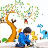 Arm61 baby toddler decorative decal wall sticker (adhesive included)