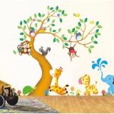 Arm61 baby toddler decorative decal wall sticker