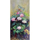 Tranh in canvas VTC hoa sen LunaCV-0315