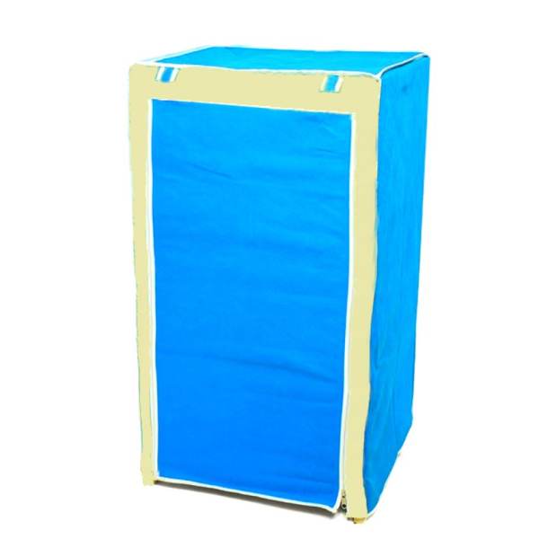 Tủ vải khung gỗ thông minh đa năng Goldhouse GH10 (Xanh phối vàng)