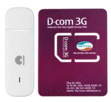 USB 3G E3531 đa mạng 21.6Mbps (Trắng) và Sim 3G Viettel Trọn Gói Một Năm