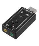 [HCM]USB âm thanh 3D 7.1 (Đen)