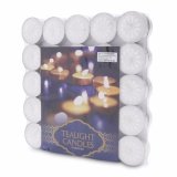 Vỉ 50 nến tealight bông mai NYCandle FtraMart (Trắng)