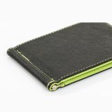 [FREESHIP MAX 15K][HCM]Ví kẹp tiền và đựng card BD148 (Đen phối xanh lá)