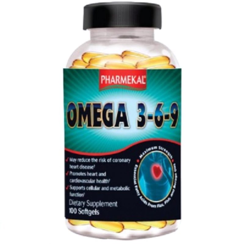 Viên uống bổ sung omega PHARMEKAL Omega 3-6-9 100 viên cao cấp