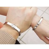 Vòng tay cặp Hàn Quốc VT135 (Màu Bạc)