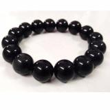 Vòng tay đá thạch anh đen 10mm (Đen)