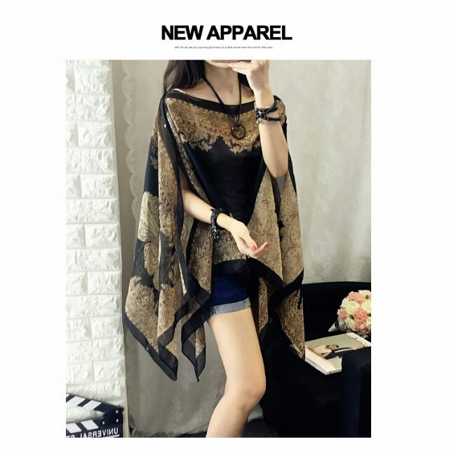 Khăn Choàng Đi Biển Tạo Kiểu Siêu Hot,- Khăn Choàng Đa Năng