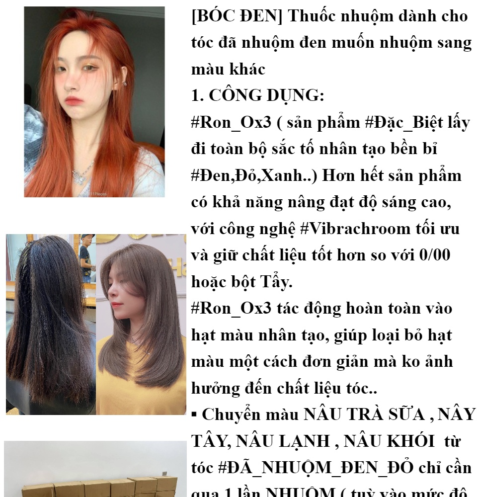 Thuốc nhuộm tóc đã trở thành một lựa chọn phổ biến trong việc tạo nên phong cách mới để thể hiện bản thân. Tìm hiểu ngay những sản phẩm thuốc nhuộm tóc chất lượng cao trên trang web của chúng tôi và cập nhật trang phục cho một diện mạo hoàn toàn mới.