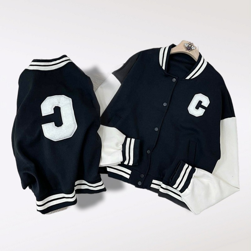 Áo Khoác Bomber Nữ Form Croptop Cúc Bấm Chữ C 2 Lớp Dày Mịn Siêu Đẹp -  Clitus Fashion - Mỹ Phẩm Khác | Thefaceholic.Com