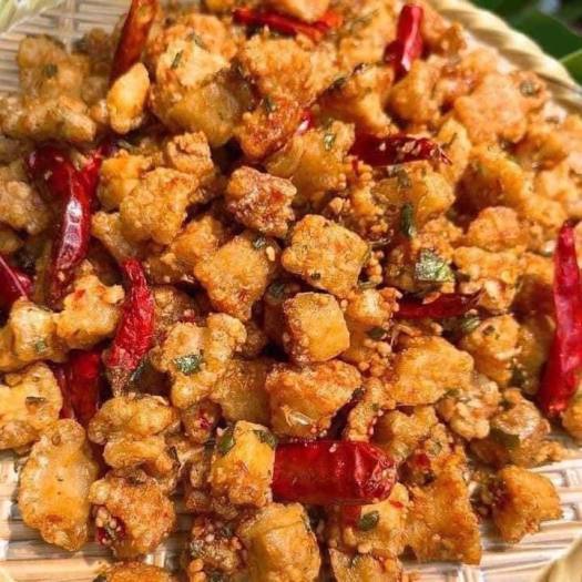 200g TÓP MỠ THỊT LIỀN DA SỐT MẮM TỎI GIÒN NGON