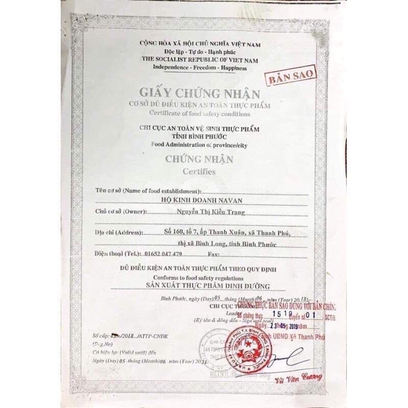 Ngũ Cốc Navan Tăng cân - Lợi Sữa ,Dinh Dưỡng Cho Người Mới Ôm Dây 800gr