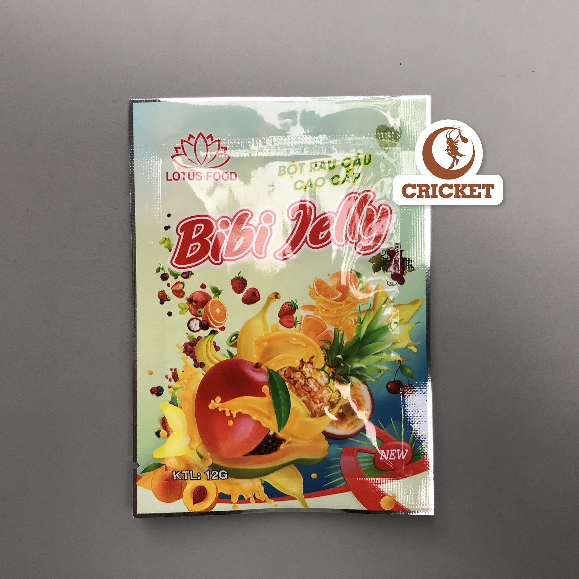 Bột Rau Câu Cao Cấp Bibi Jelly - Gói 12g
