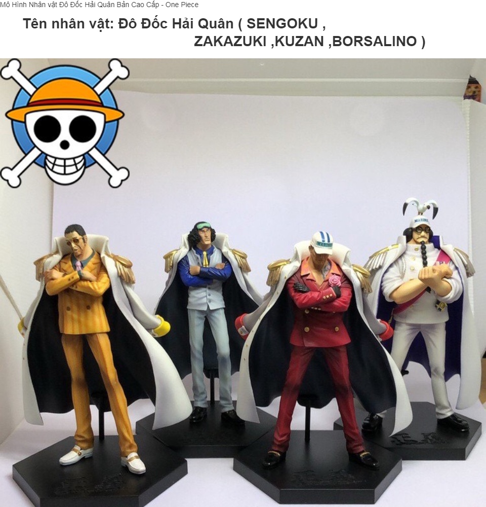 Mô Hình Nhân vật Đô Đốc Hải Quân Bản Cao Cấp  One Piece  Lazadavn
