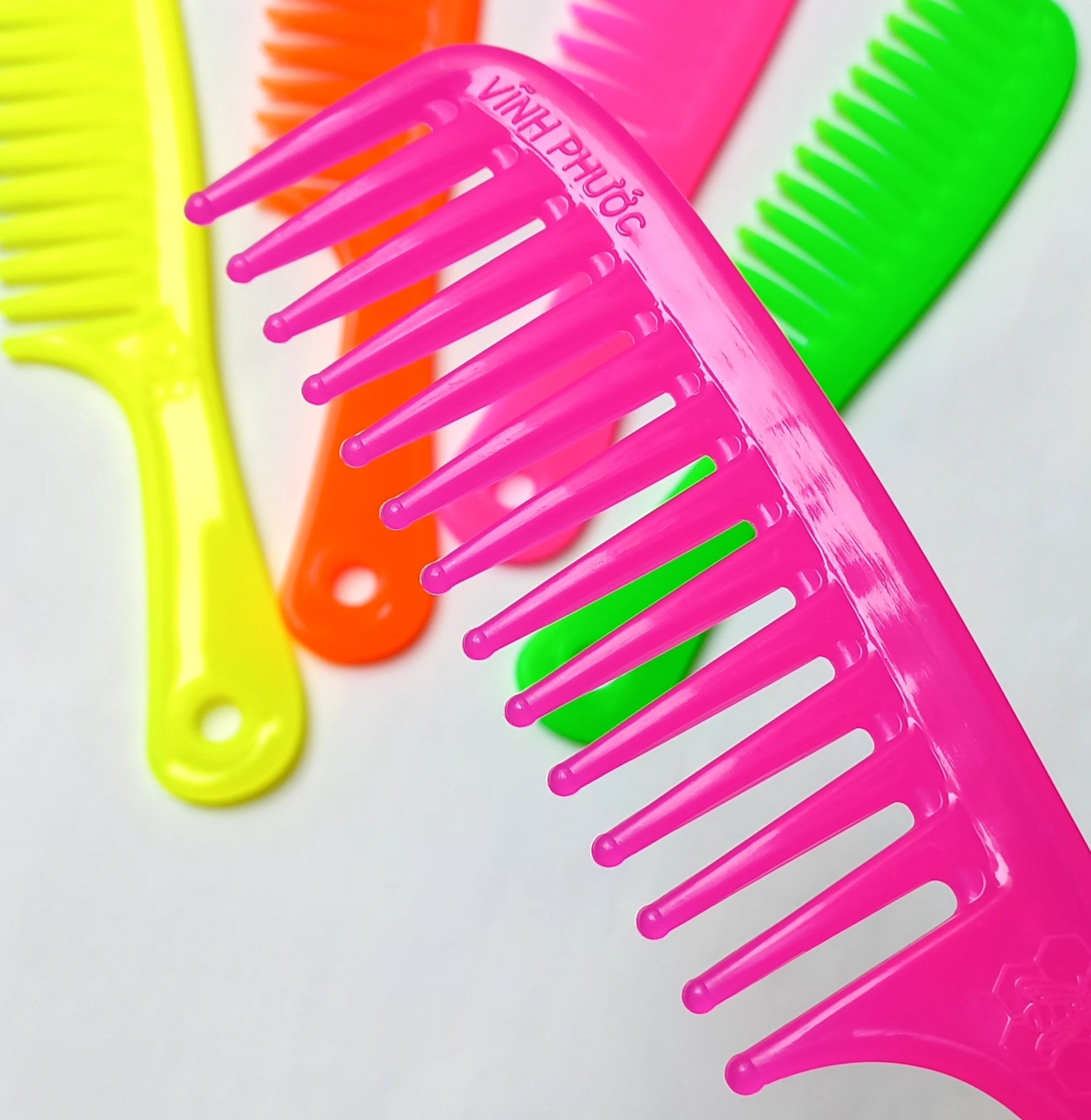 Combo 2 cây Lược răng thưa chải tóc tạo kiểu cho nam nữ