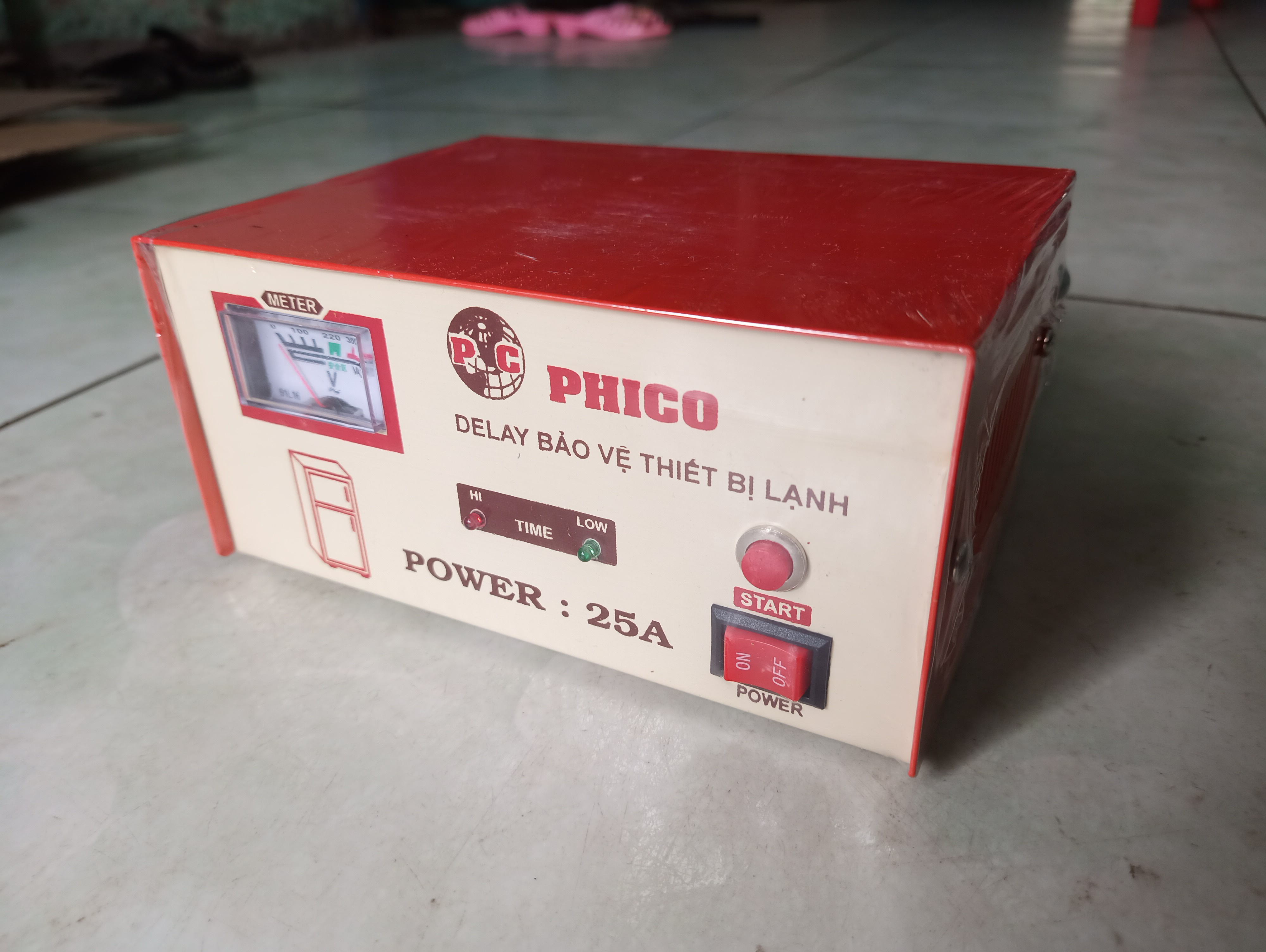 Với bộ bảo vệ tủ lạnh Delay 25A Phico giúp tủ lạnh không bị sốc gas nên bền hơn- Shop uy tín