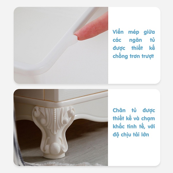 Tủ NHỰA HOLLA 5 tầng có chân