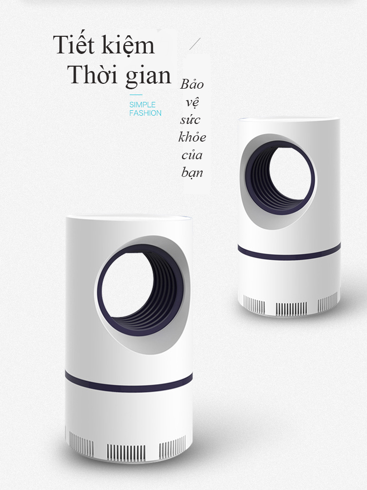 Đèn Bắt Muỗi UV Quạt Hút 2021
