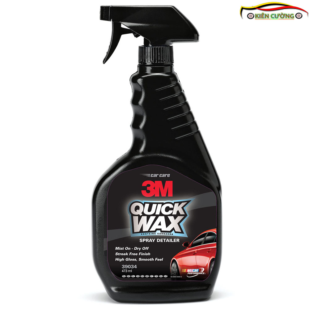 Chai xịt đánh bóng nhanh bề mặt sơn xe 3M Quick Wax 473ml