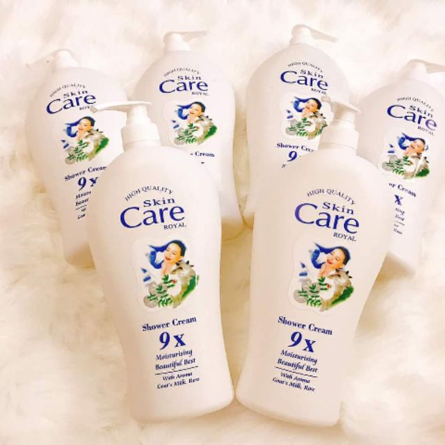 Sữa Tắm Dê White Care 9x Cao Cấp Chai Khổng Lồ 1200ml, (Date: 36 Tháng) Hương Thơm Quyến Rũ - Sữa Tắm Dê Care Cho Làn Da Mịn Màng Như Lụa