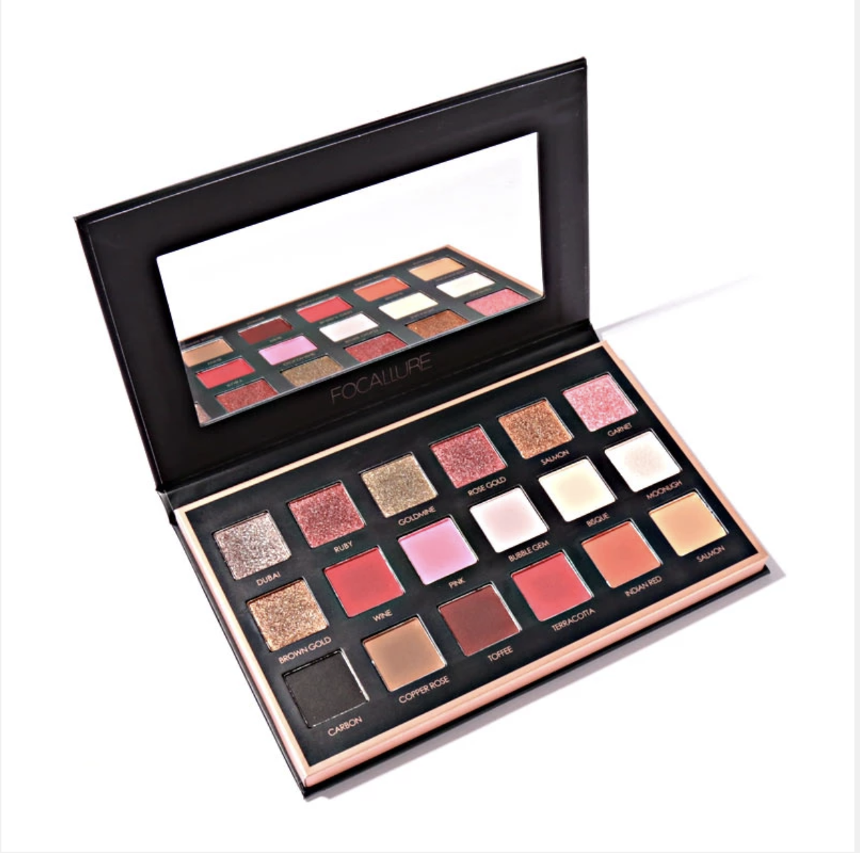 Bảng Phấn Mắt 18 Màu Focallure We Care Your Favors 18 Shades Full Function Palette With Mirror (FA40) _ Focallure Chính Hãng