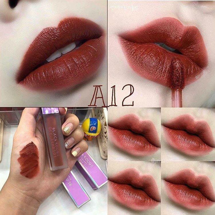 SON KEM BLACK ROUGE A12 ĐỎ NÂU