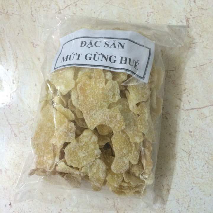 500g MỨT GỪNG HUẾ ĐẶC BIỆT THƠM NGON - Mứt gừng Huế nhà làm thủ công sạch sẽ nguyên chất