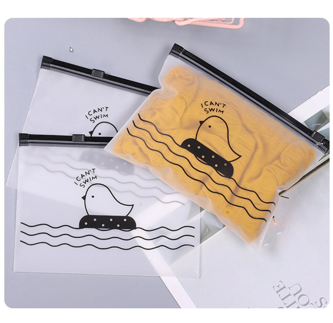 Dây Cột Tóc Trơn hoặc Túi zip mờ kéo khoá đựng đồ - ZAVENCI Official