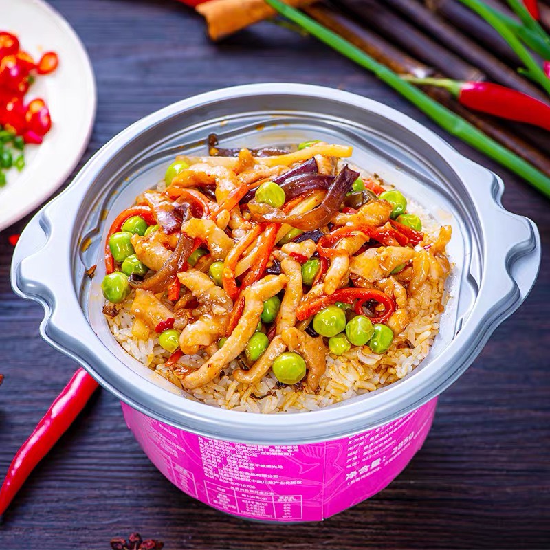 CƠM TỰ SÔI Cơm ăn liền ĐỦ VỊ - Cơm tự sôi Panda